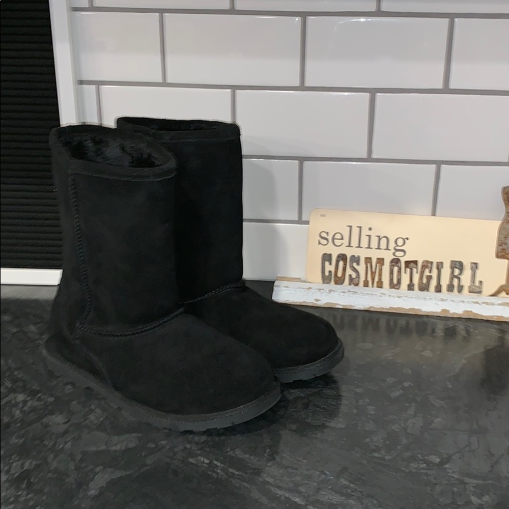 Anthropologie Seychelles leather faux fur boots 5
